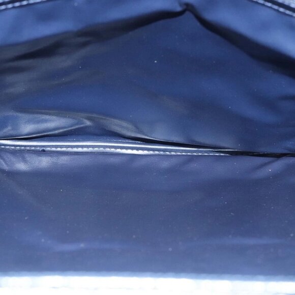 CELINE C Sulky Hand Bag Canvas Leather Navy Auth - Picture 9 of 16